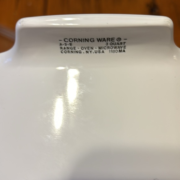 Vintage Corningware Blue Cornflower Deep Dish 3 Quart A-3-B with Pyrex Lid - Picture 2 of 6
